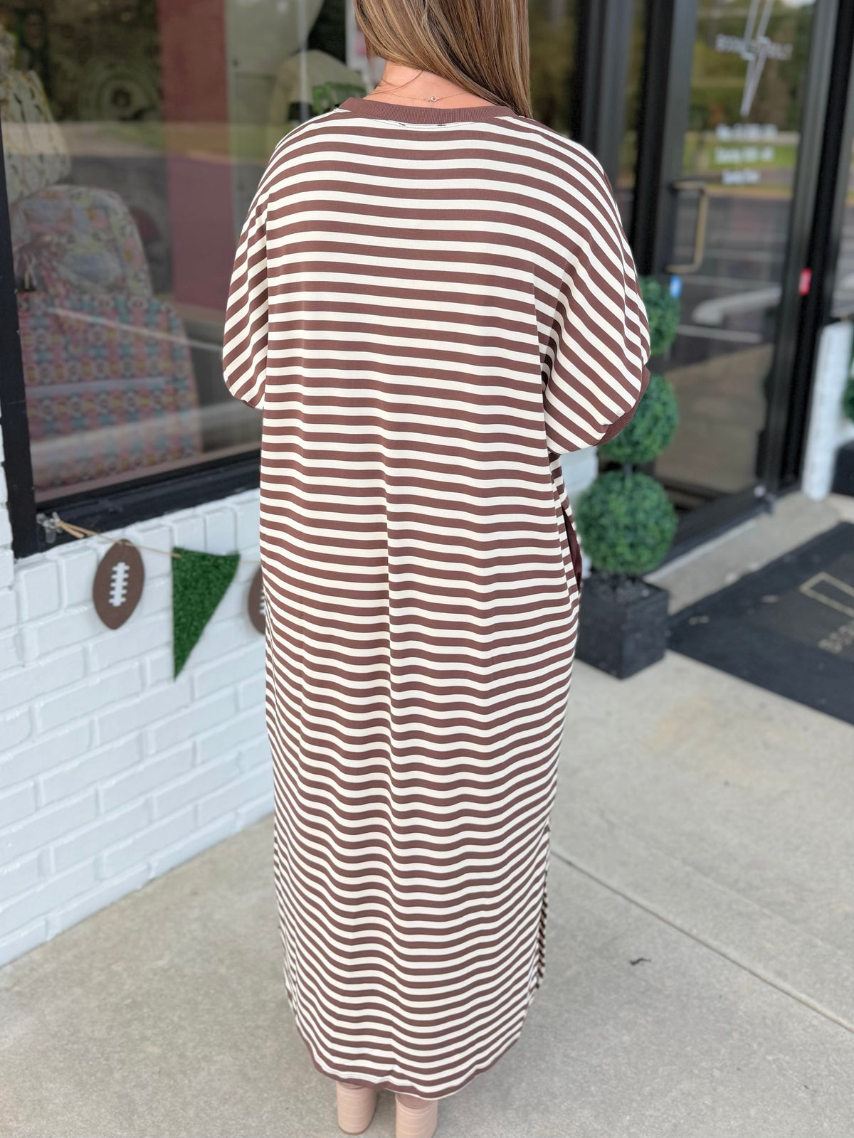 Sierra Stripe Midi Dress