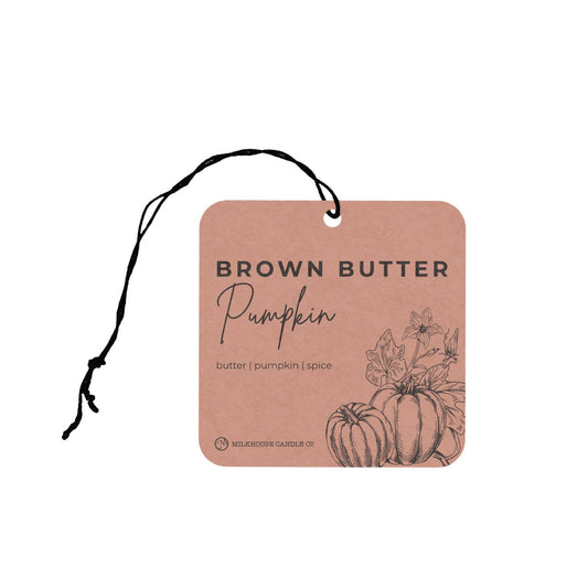 Car Freshener: Brown Butter Pumpkin