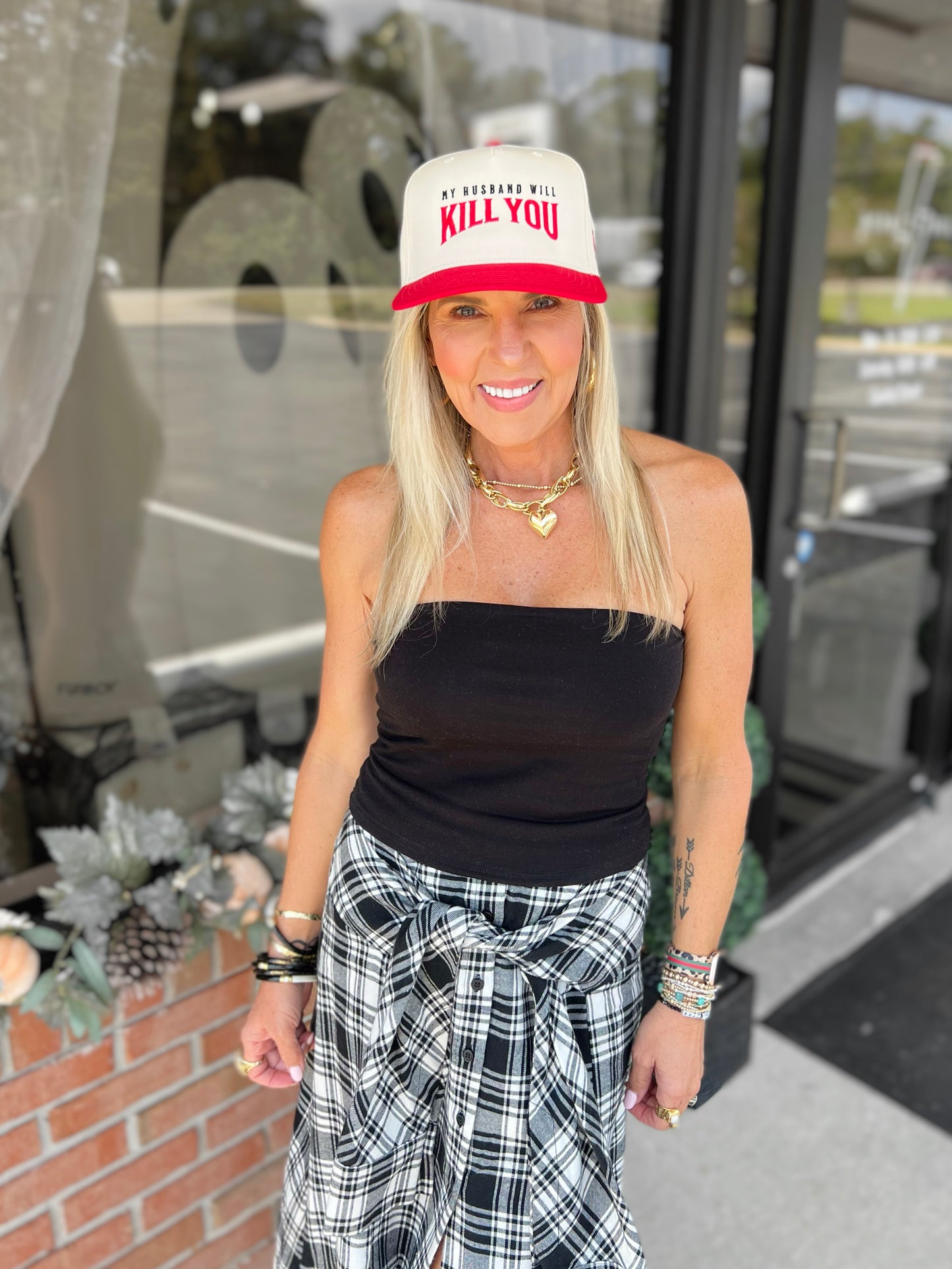 My Husband Will Kill You Trucker Hat