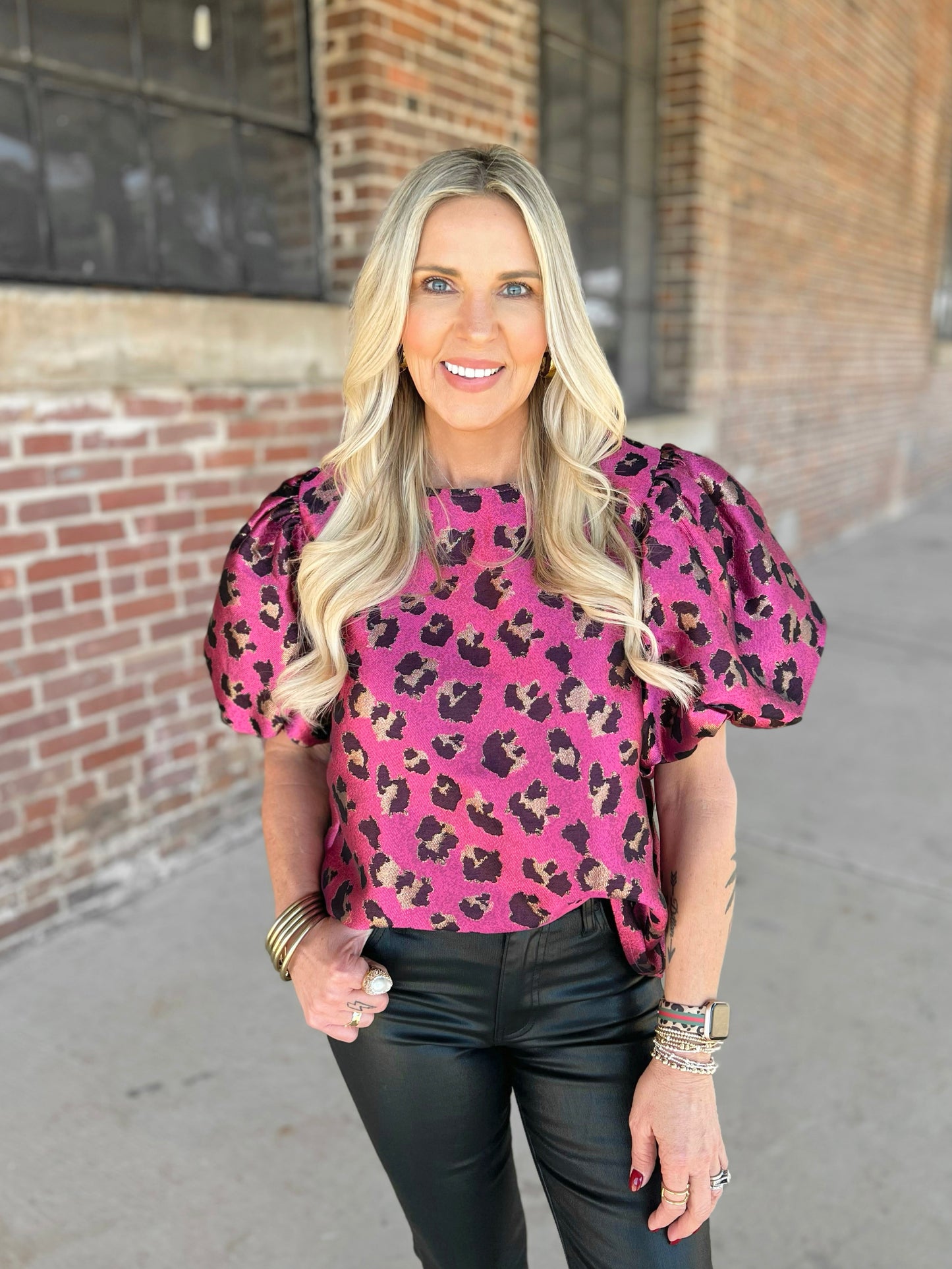 Classy Leopard Top