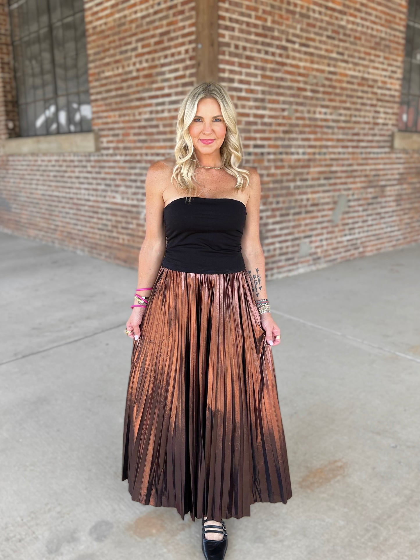 Alessandra Pleated Skirt