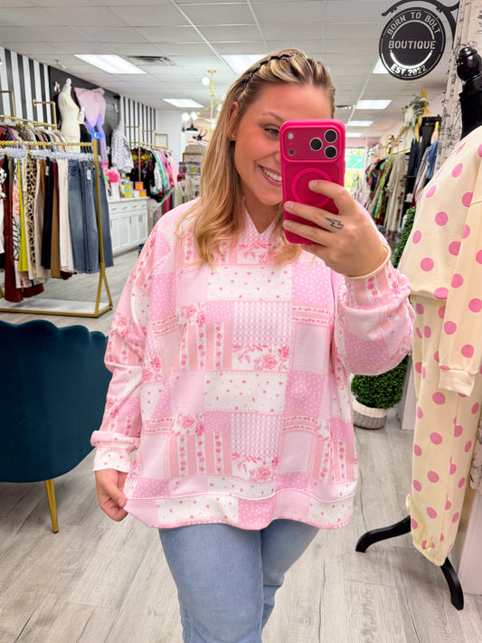 Riley Patchwork Pullover