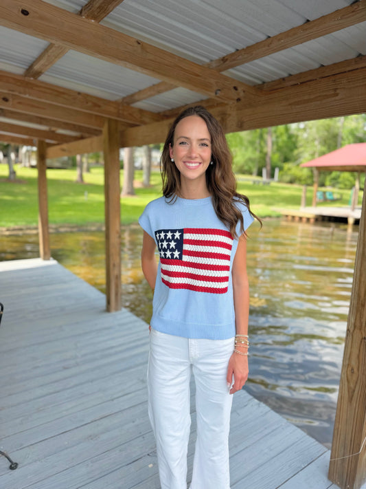 USA Flag Top