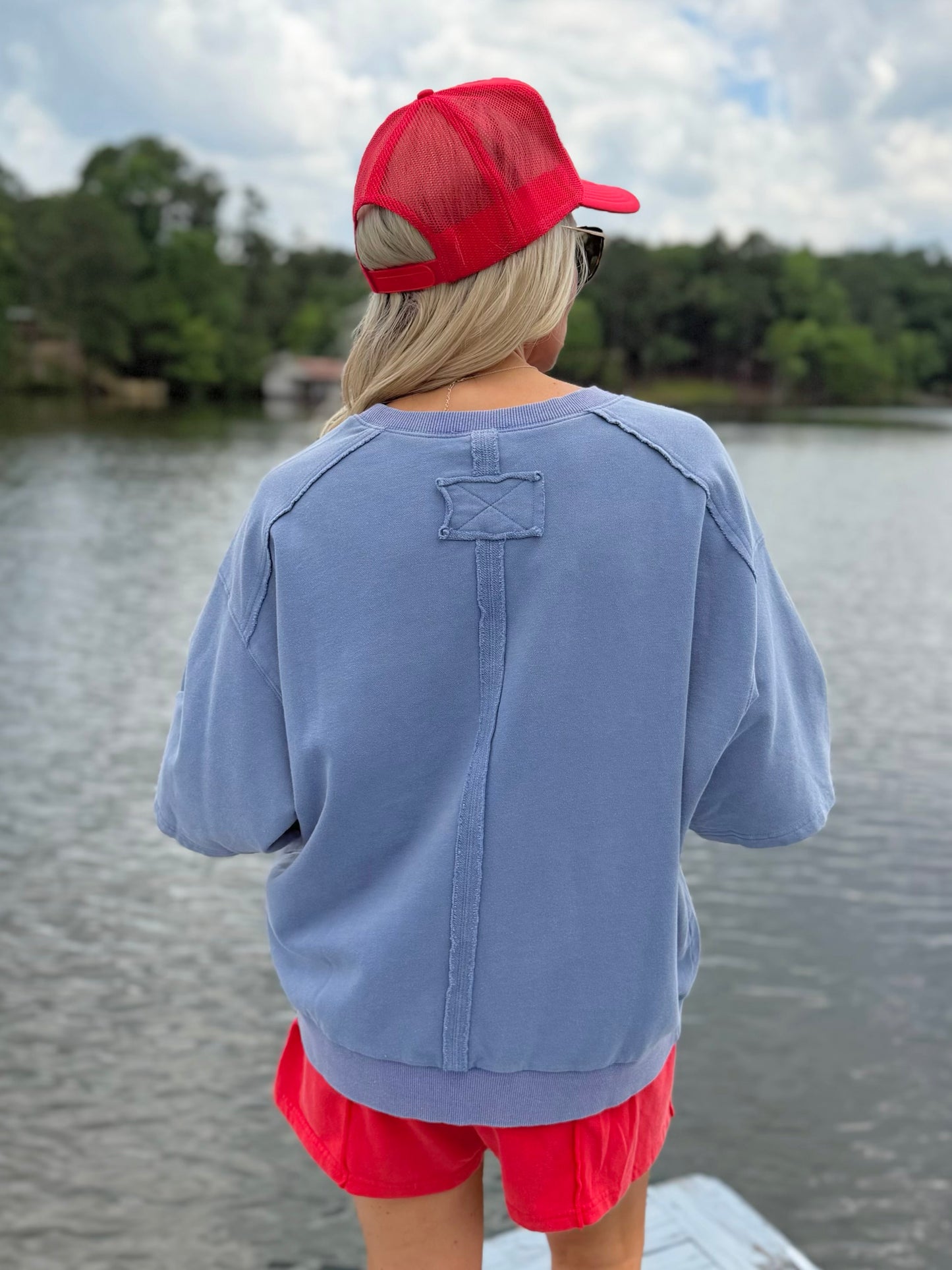 Ribbon Flag Oversized Tee