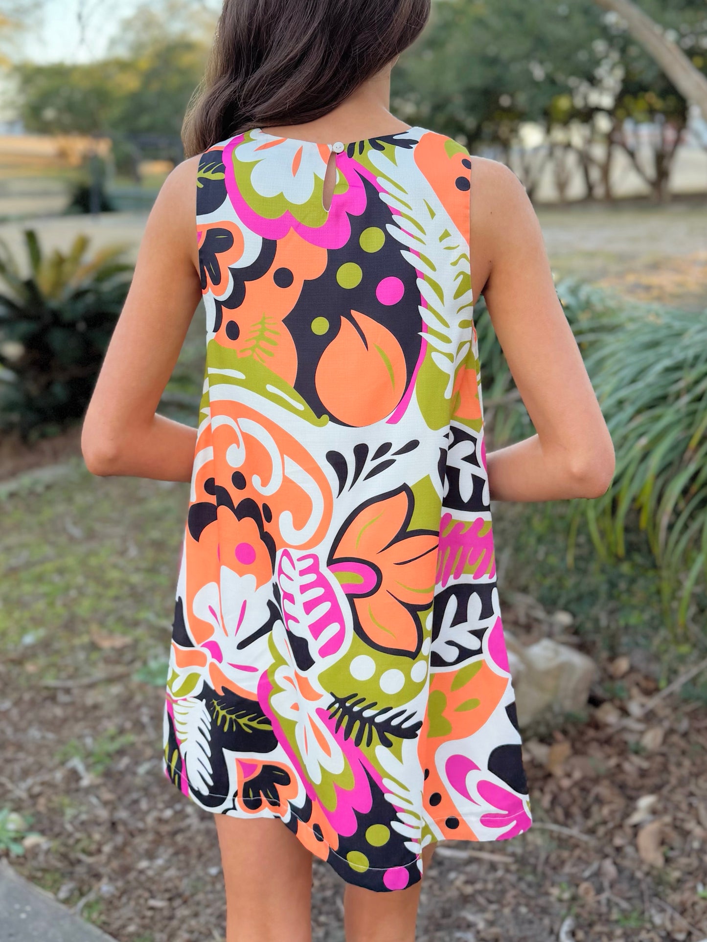 Abstract Mini Dress