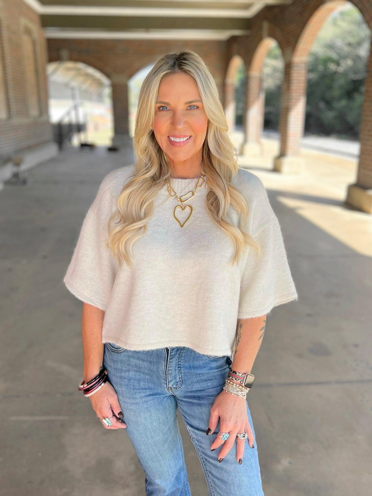 Soft Knit Sweater Top