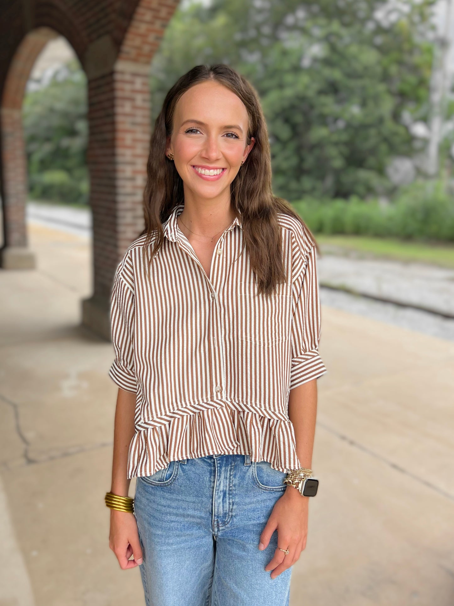 Stunning Stripes Top