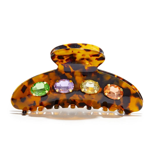 Lele Sadoughi Large Crystal Claw Clip