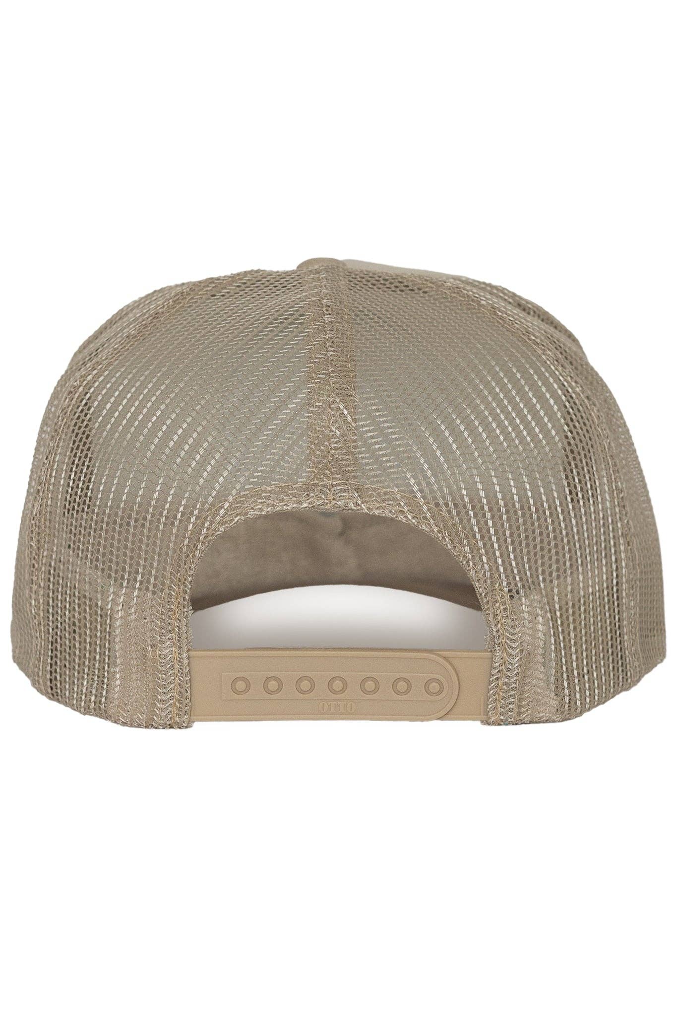 Born to Beach Trucker Hat in Tan