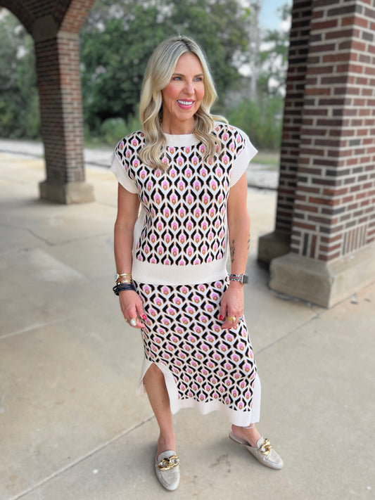 Avenue Knit Skirt Set