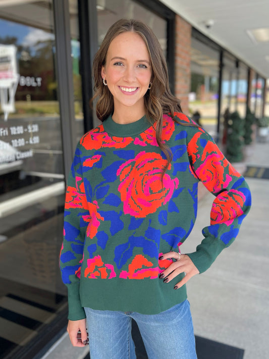 Flowers Forever Sweater