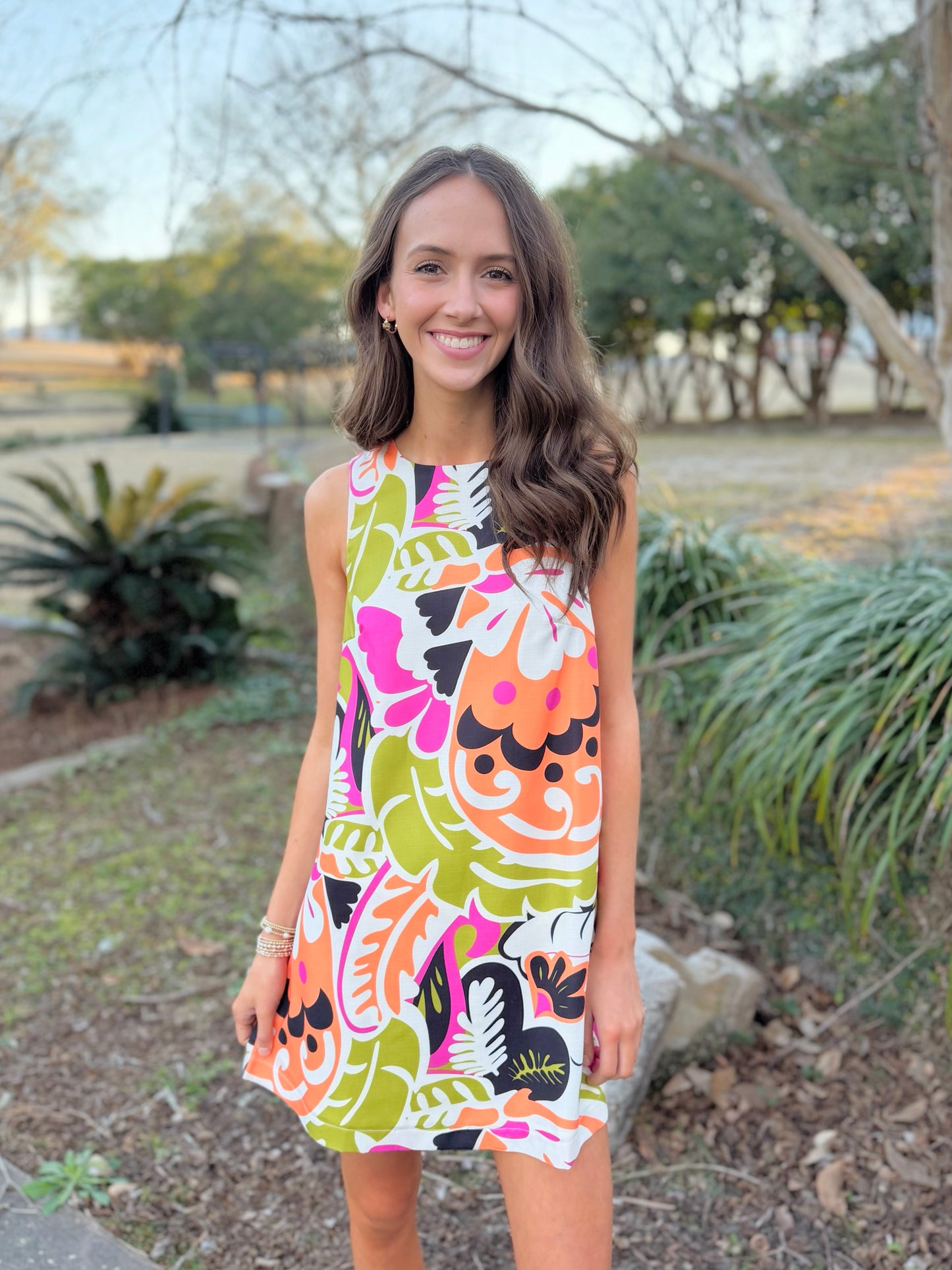 Abstract Mini Dress