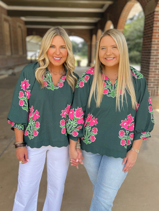 Fall Flower Top