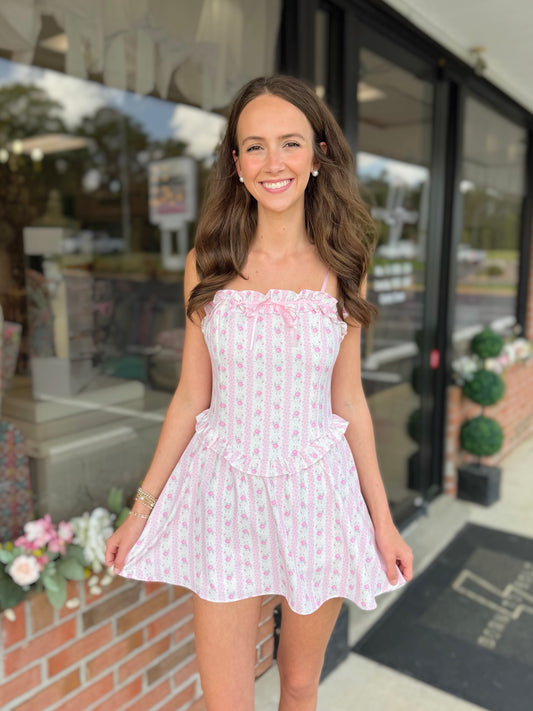 Sweet Garden Romper Dress