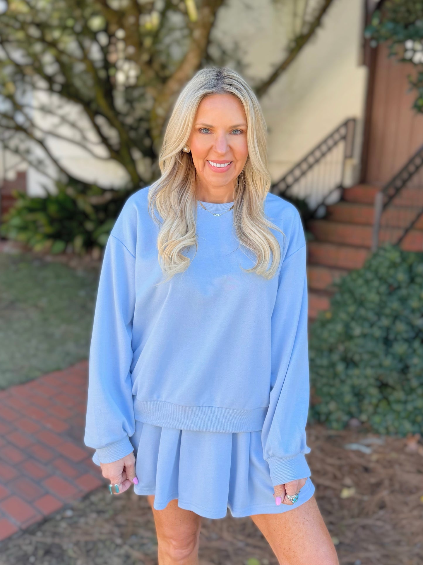 Sweatshirt & Skort Set
