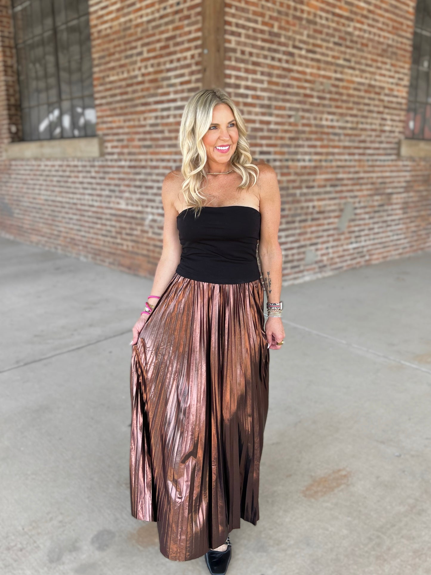 Alessandra Pleated Skirt