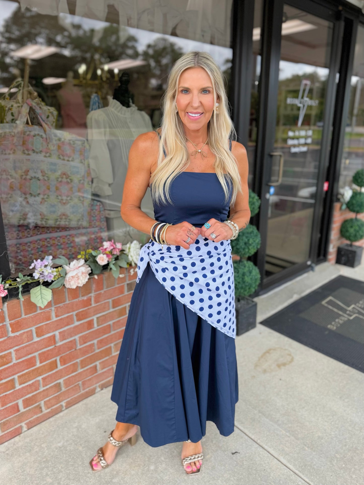 Bandana Tie Maxi Dress