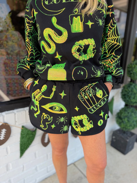 QOS Halloween Icon Shorts