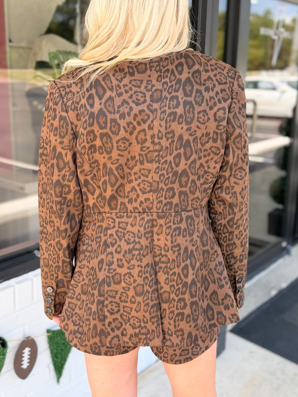 Animal Print Blazer