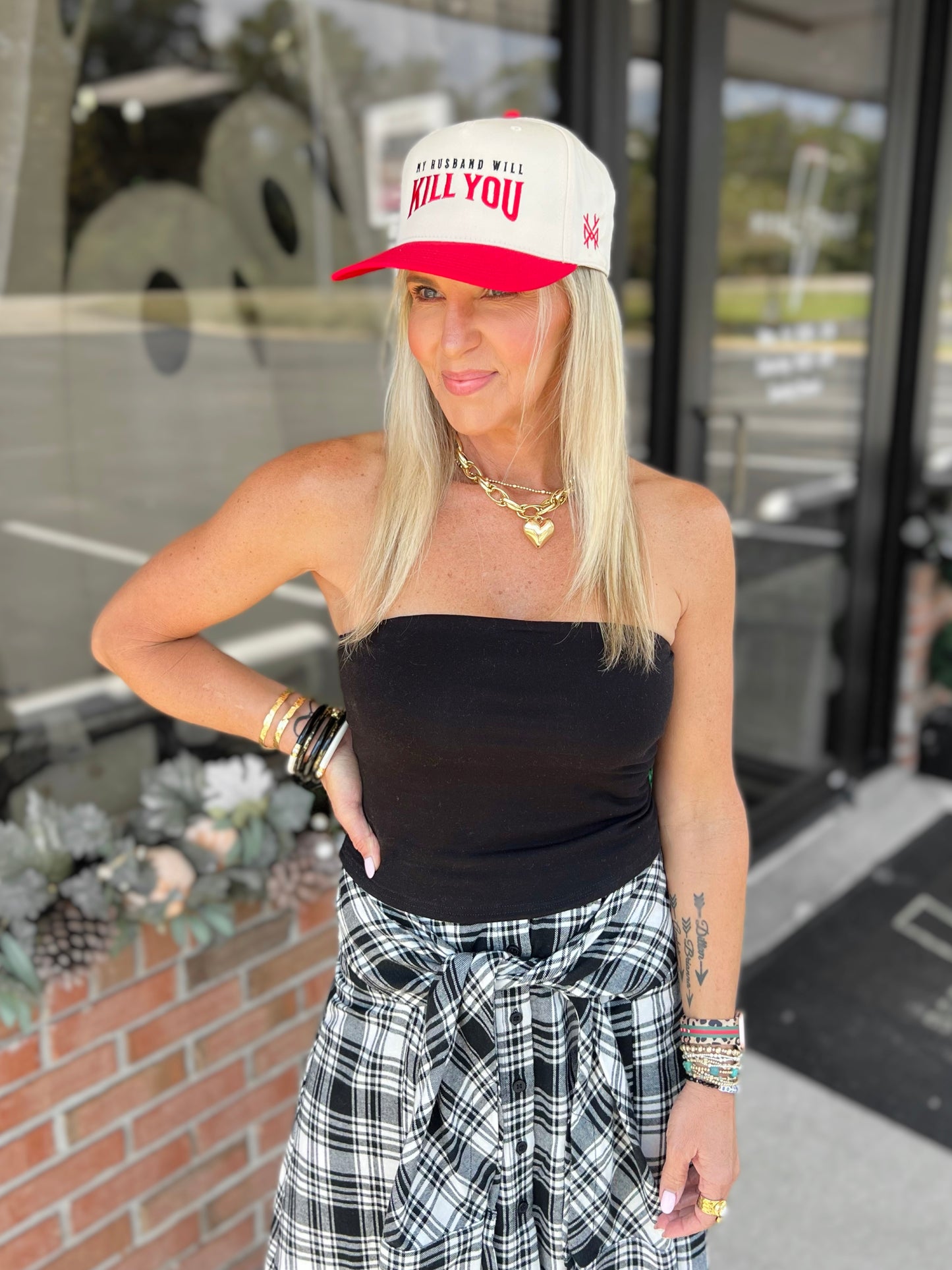 My Husband Will Kill You Trucker Hat