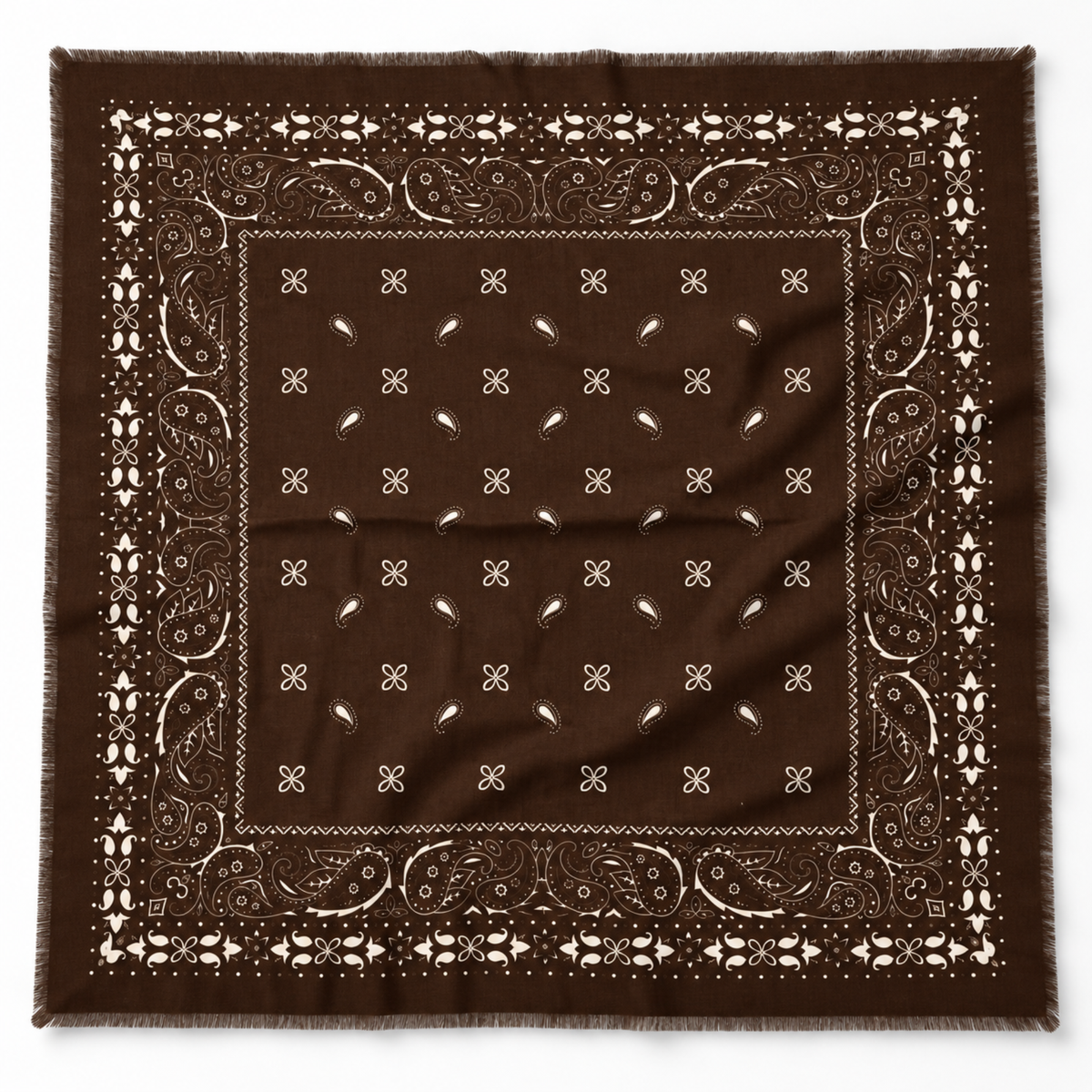 Brushed Bandana Oversized Square Scarf
