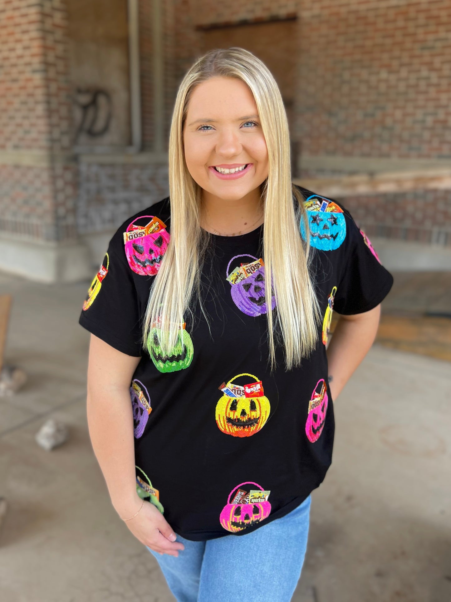 QOS Halloween Baskets Tee