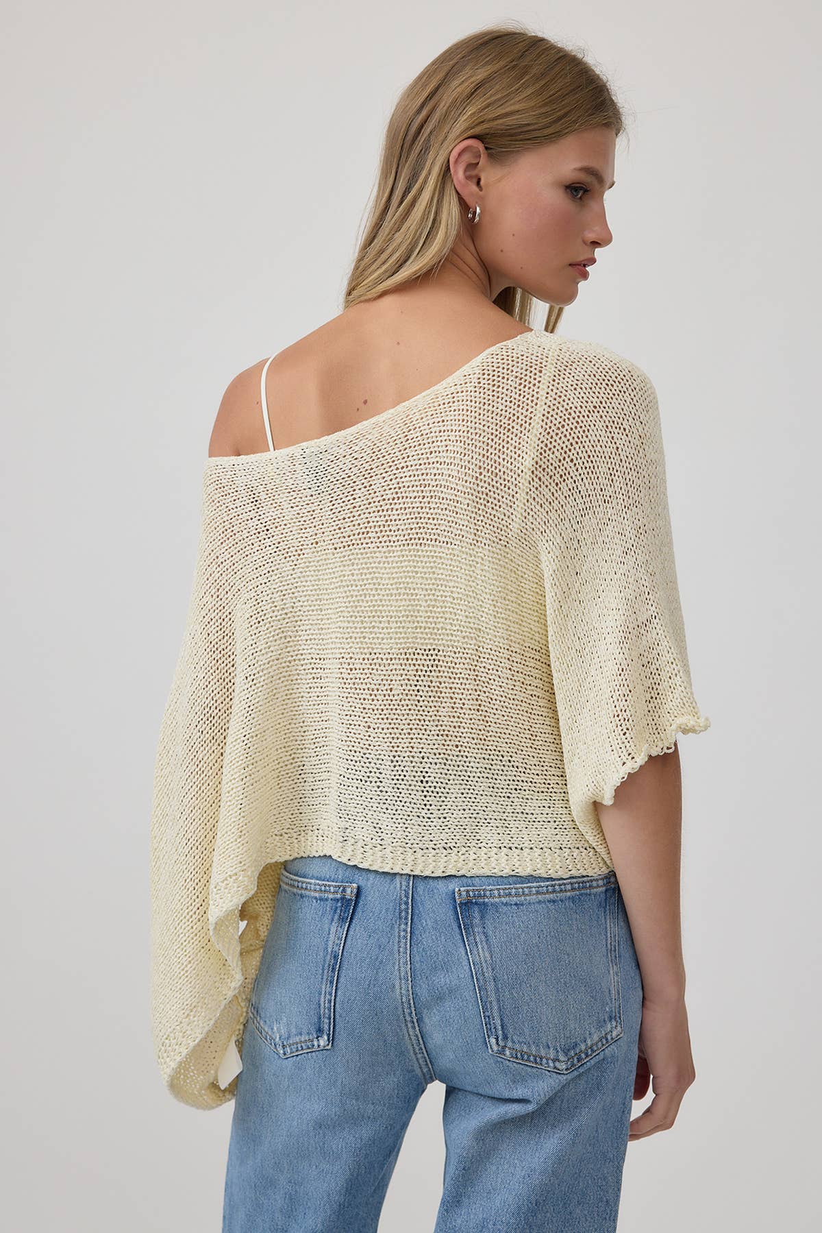 Lurex Poncho Top