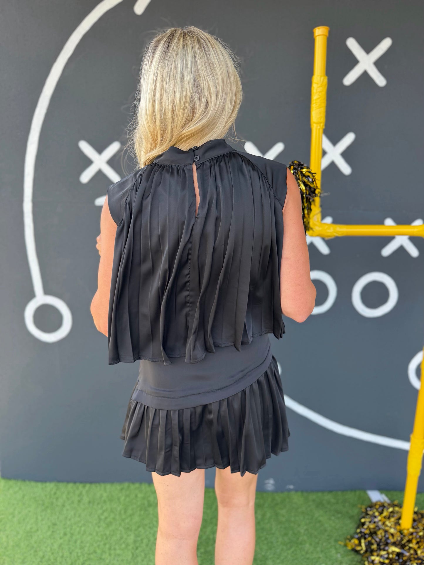 Pleated Detail Top