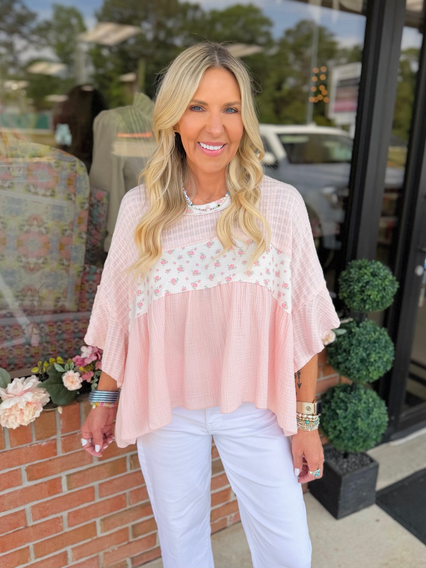 Floral Panel Top