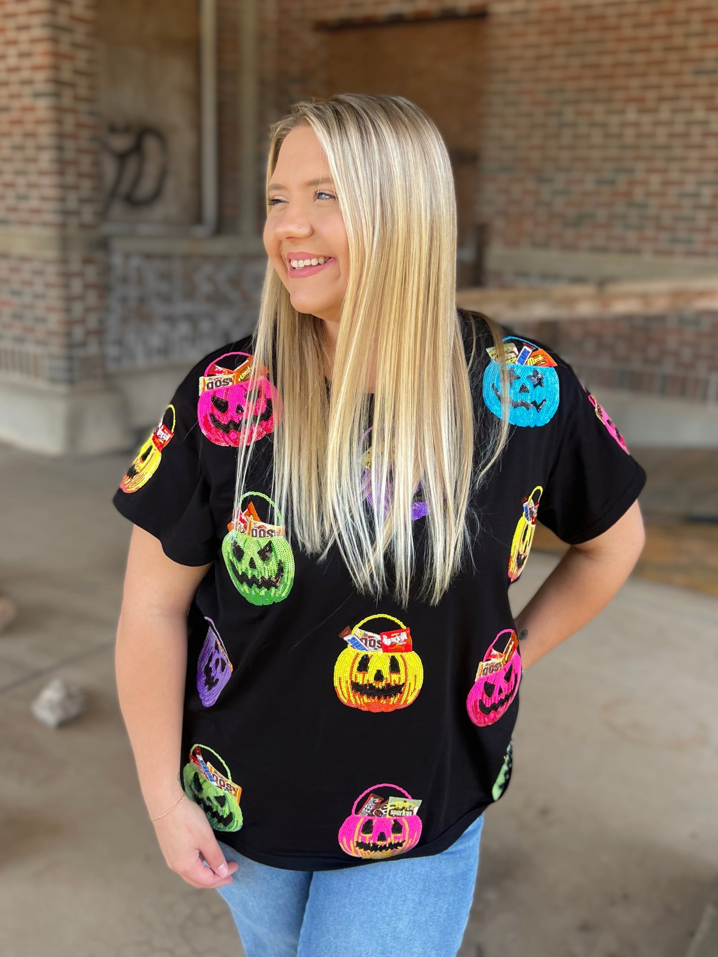 QOS Halloween Baskets Tee