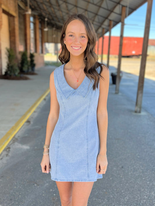 Effortlessly Cool Denim Dress