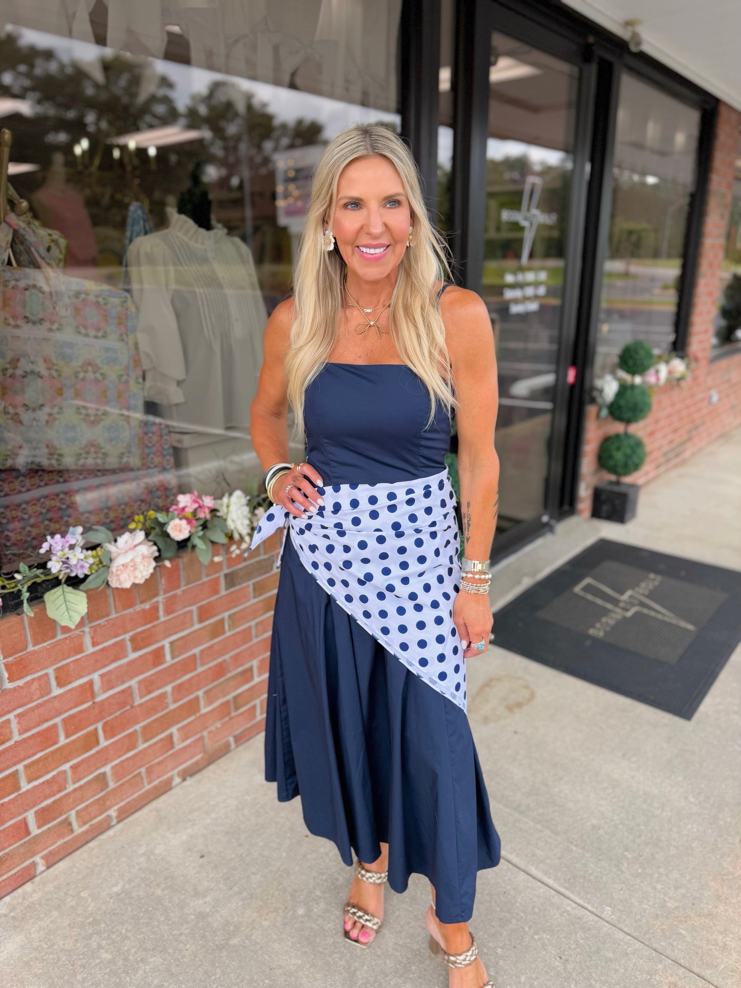 Bandana Tie Maxi Dress