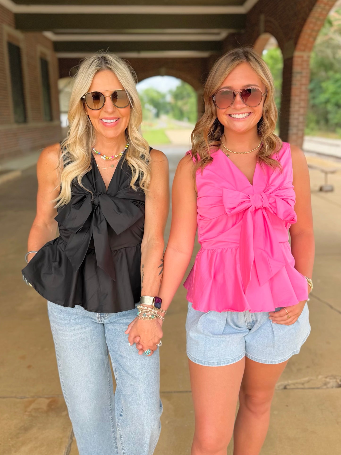 Bow Detail Top