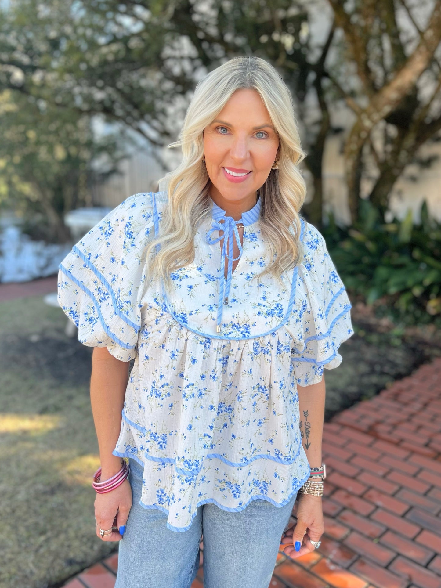 Fancy Floral Top