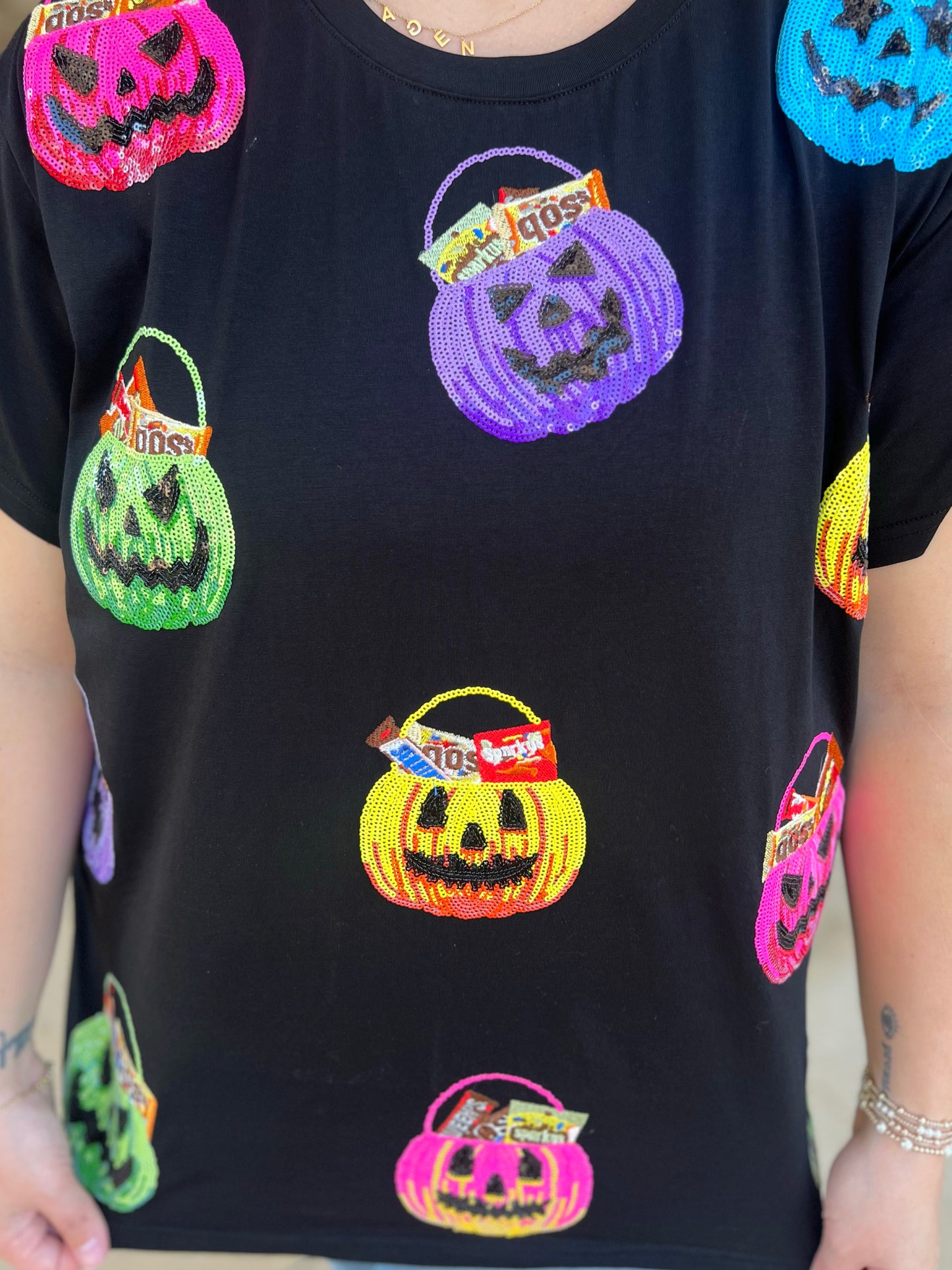 QOS Halloween Baskets Tee
