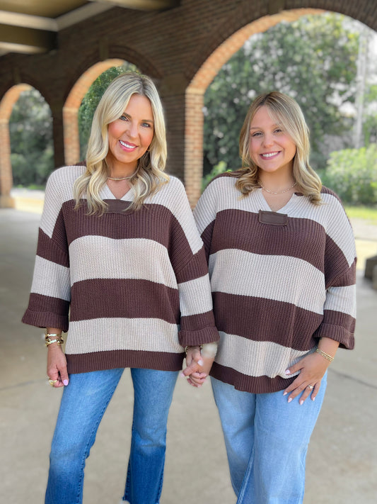 Courtney Striped Top