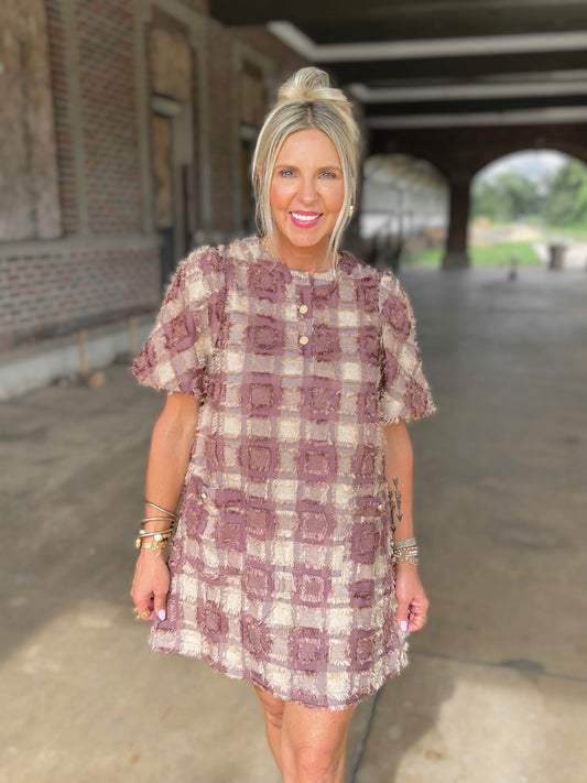 Pretty in Plaid Dress