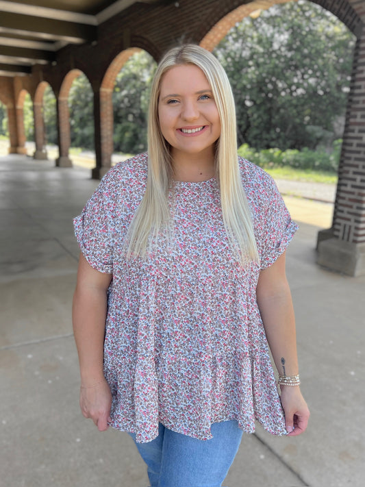 Ditsy Floral Top