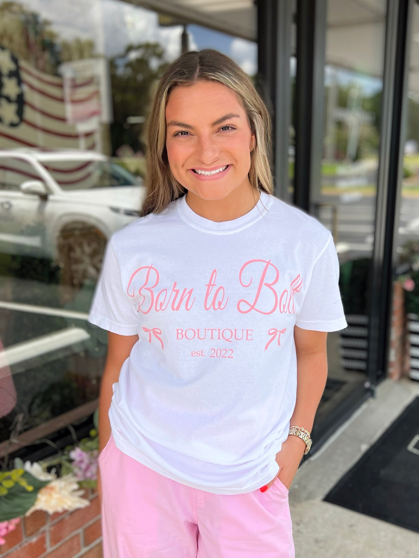 Born to Bolt Custom Bow Tee