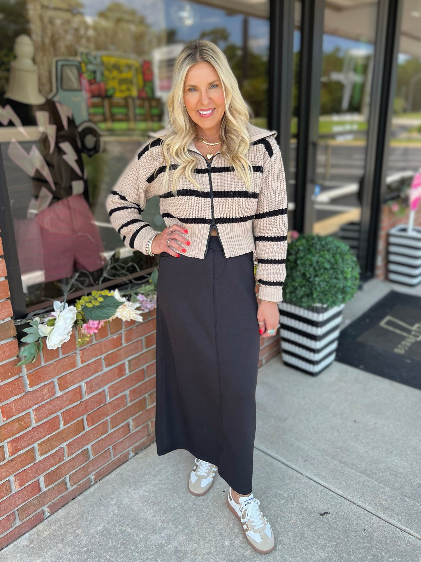 Cloud Fleece Maxi Skirt