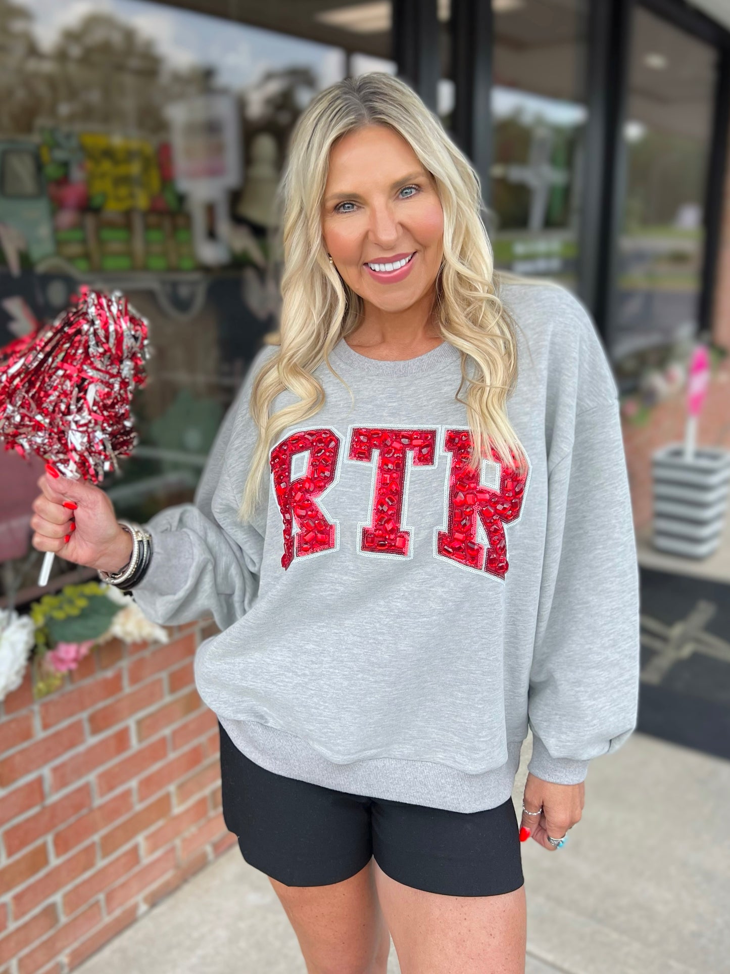 QOS Licensed RTR Jeweled Sweatshirt