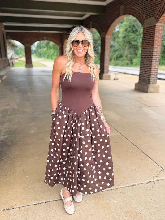 Brandi Polka Dot Dress