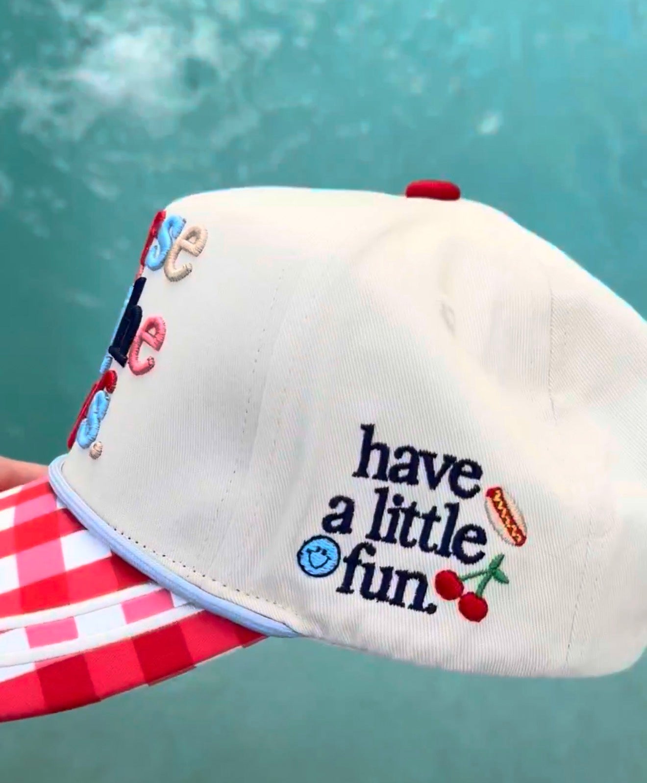 These Are The Days Gingham Hat
