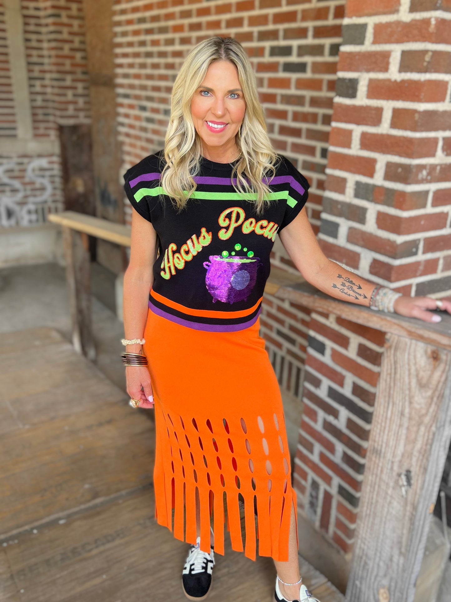 QOS Sleeveless Hocus Pocus Top