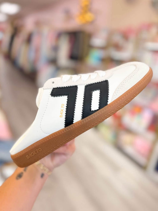 Back 70 Easter Sneaker in White/Black