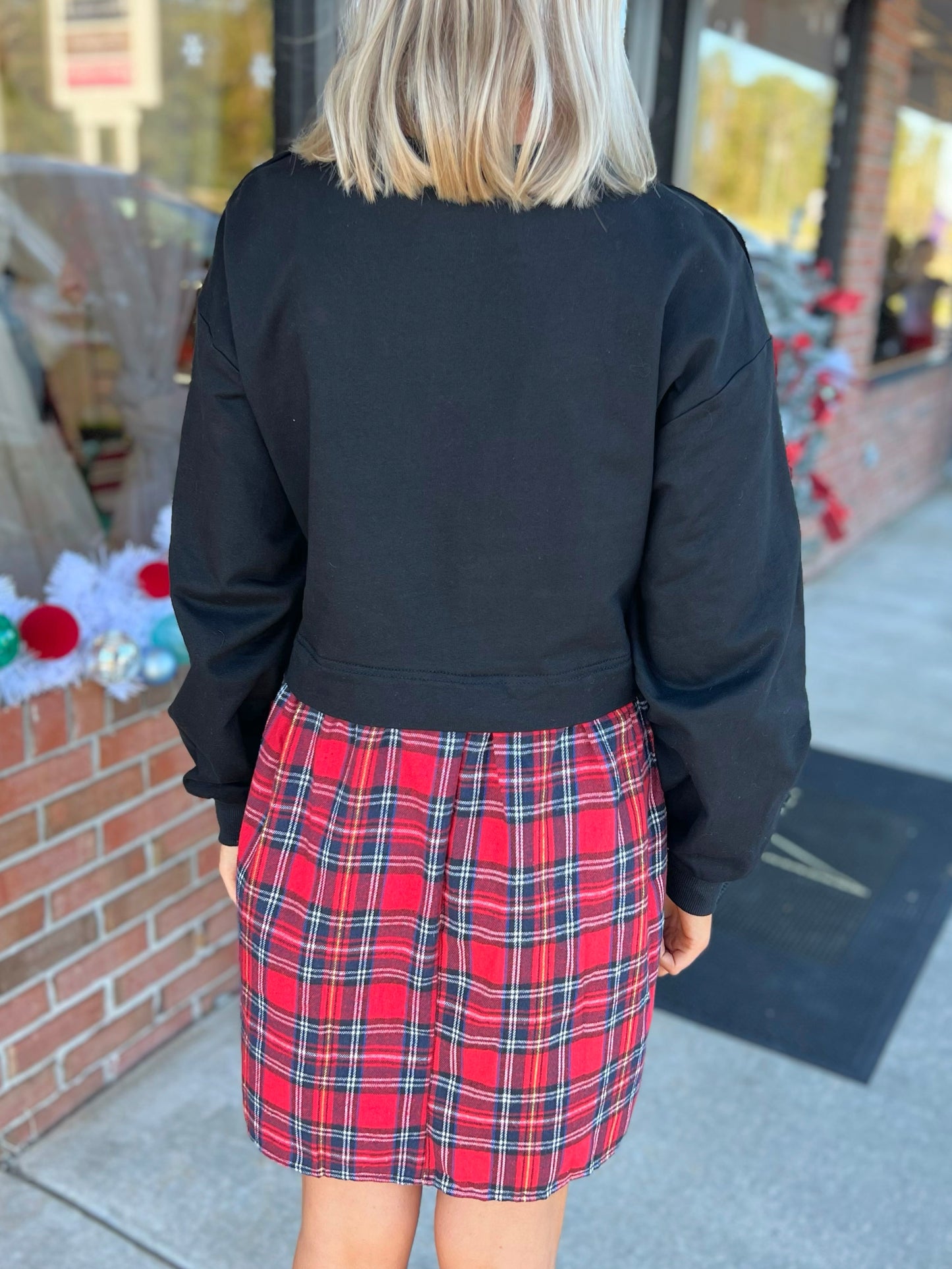 Plaid Mini Dress