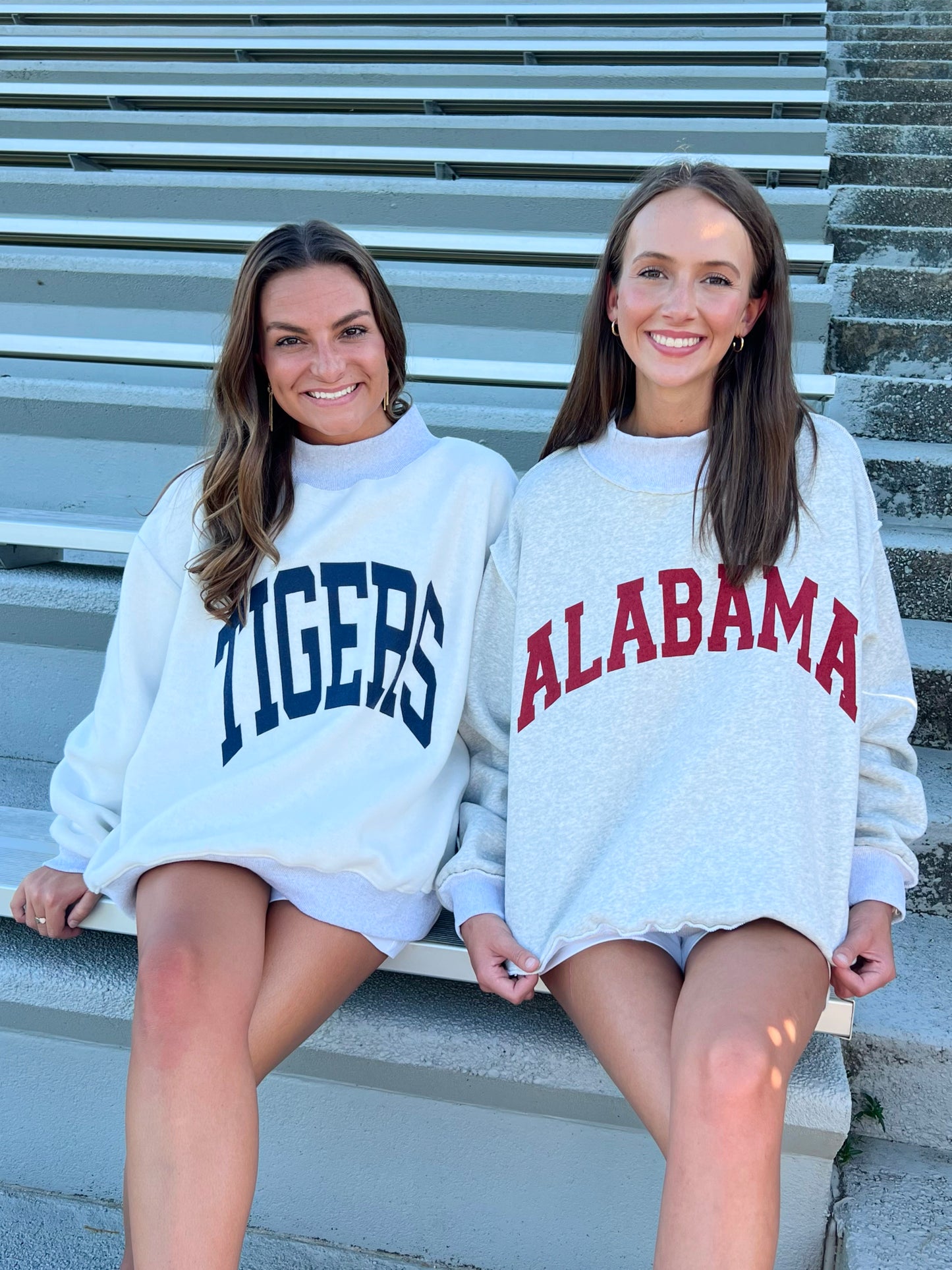 Reversible Mock Neck Sweatshirt
