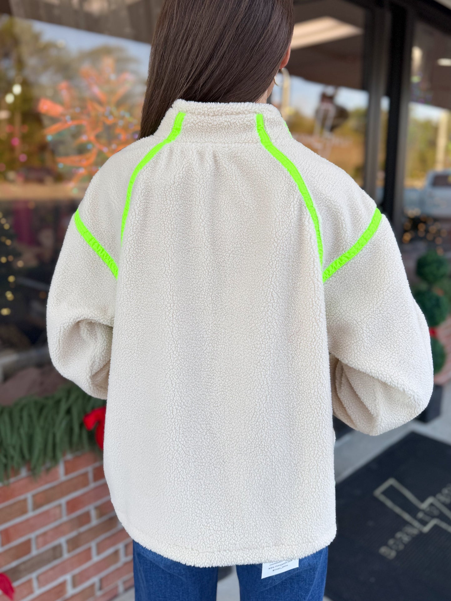 Contrast Sherpa Jacket