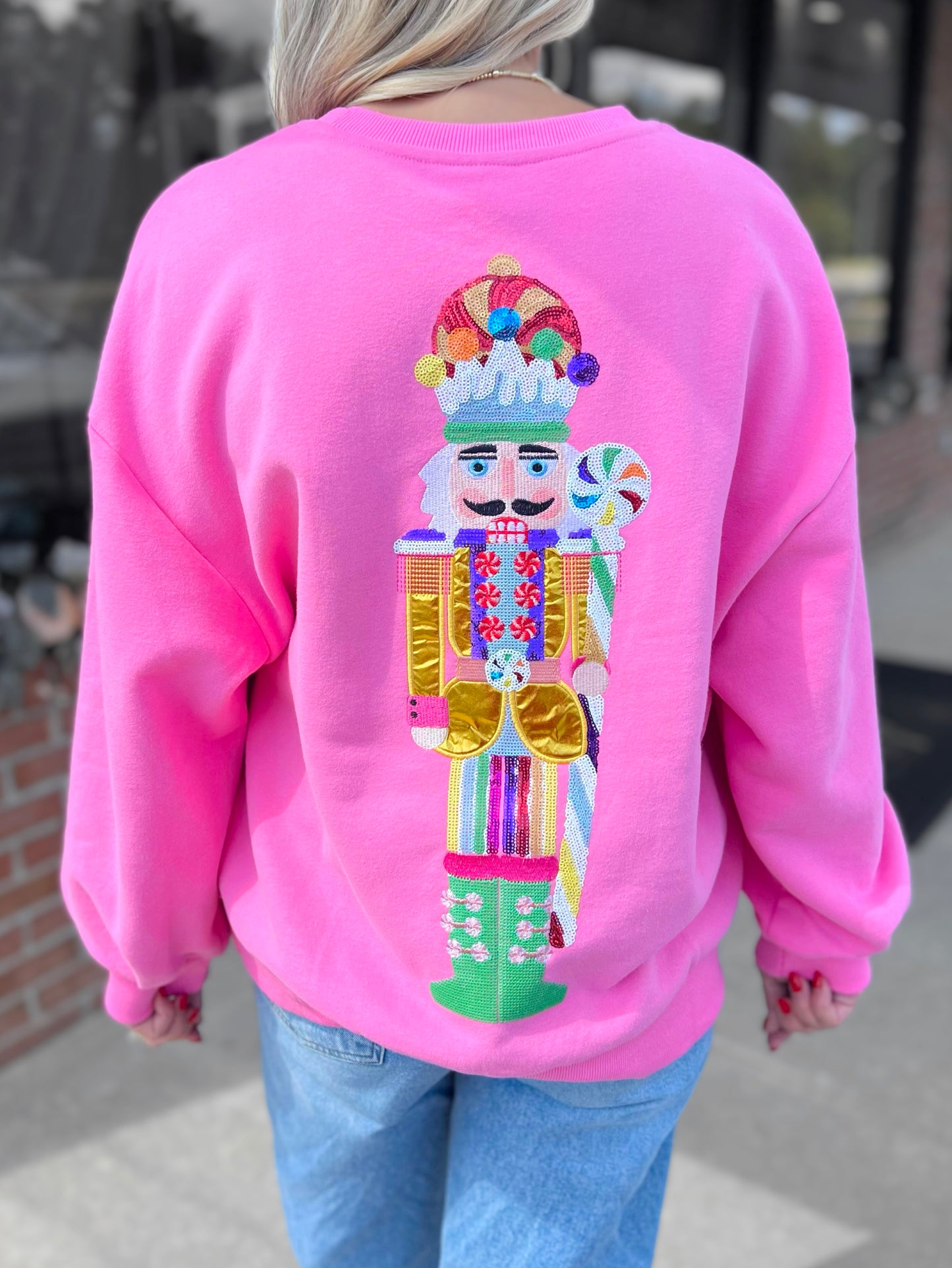 QOS Candyland Nutcracker Sweatshirt