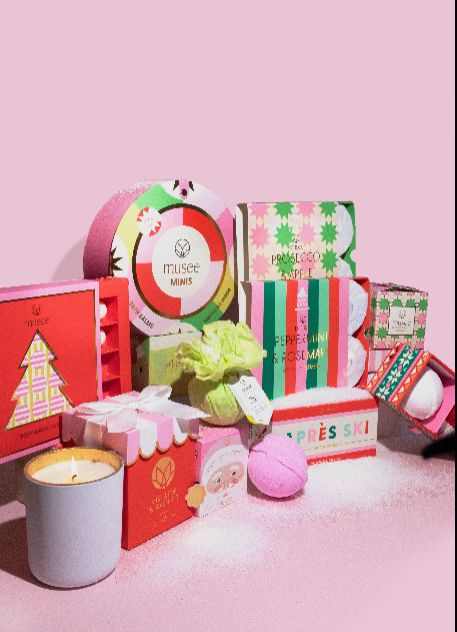 Pink Santa Boxed Bath Balm